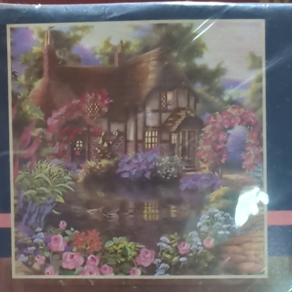 Charming Cottage Wall Art with Floral Accents